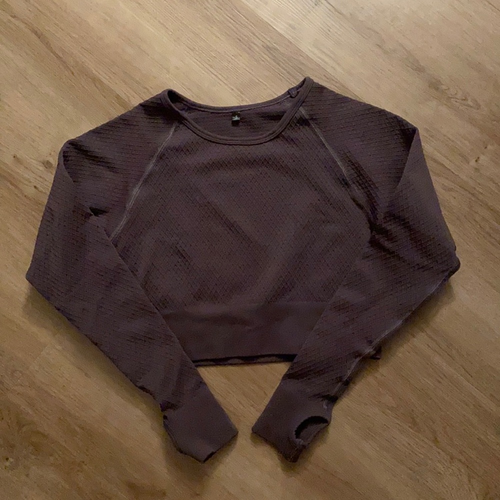 Balance Athletica cropped long sleeve top